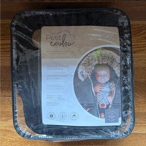 Petit Coulou Winter Baby Car Seat Cover in Black